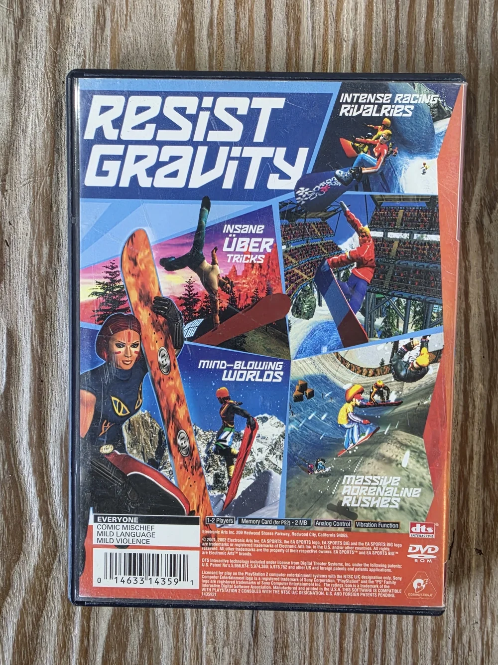 Sony PlayStation 2 SSX Tricky Greatest Hits - Red & Blue Cover